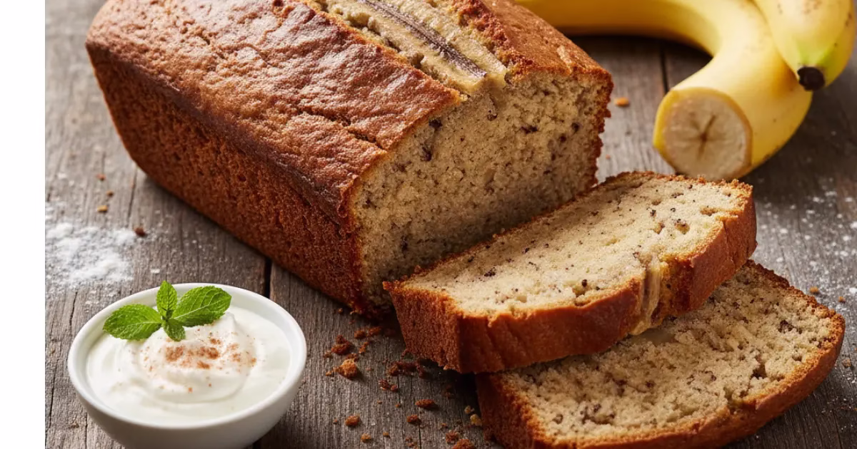 banana bread with sour cream