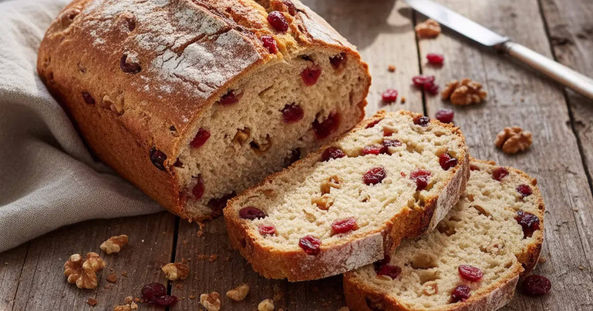 cranberry walnut bread recipe