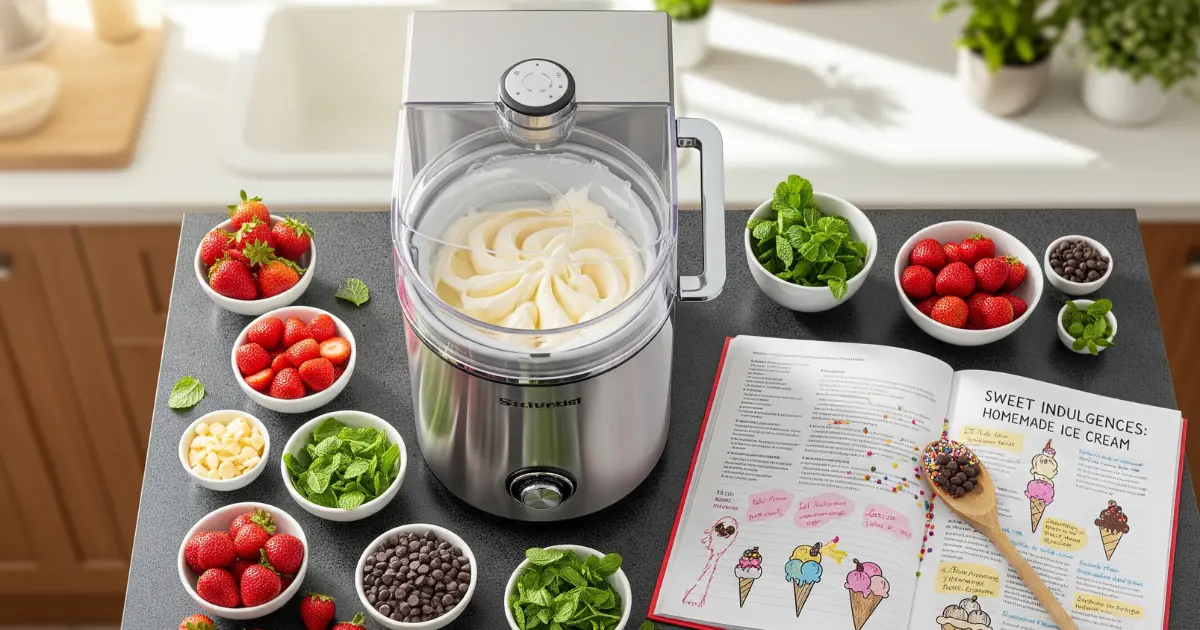 ice cream maker recipes
