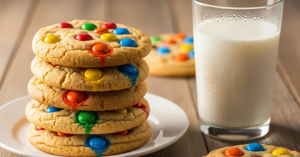 m&m cookies