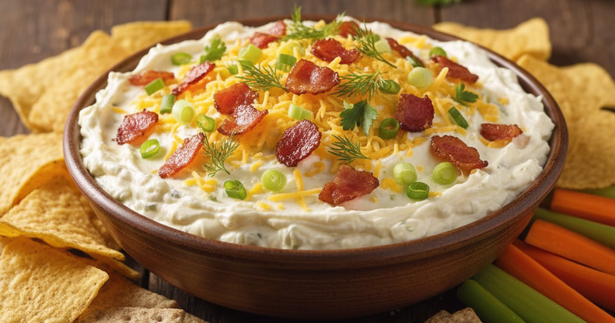 Loaded Savory Cream Cheese Dip